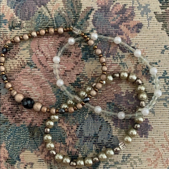 WOMENS BEADED STRETCH BRACELETS STACKABLE - Picture 6 of 6